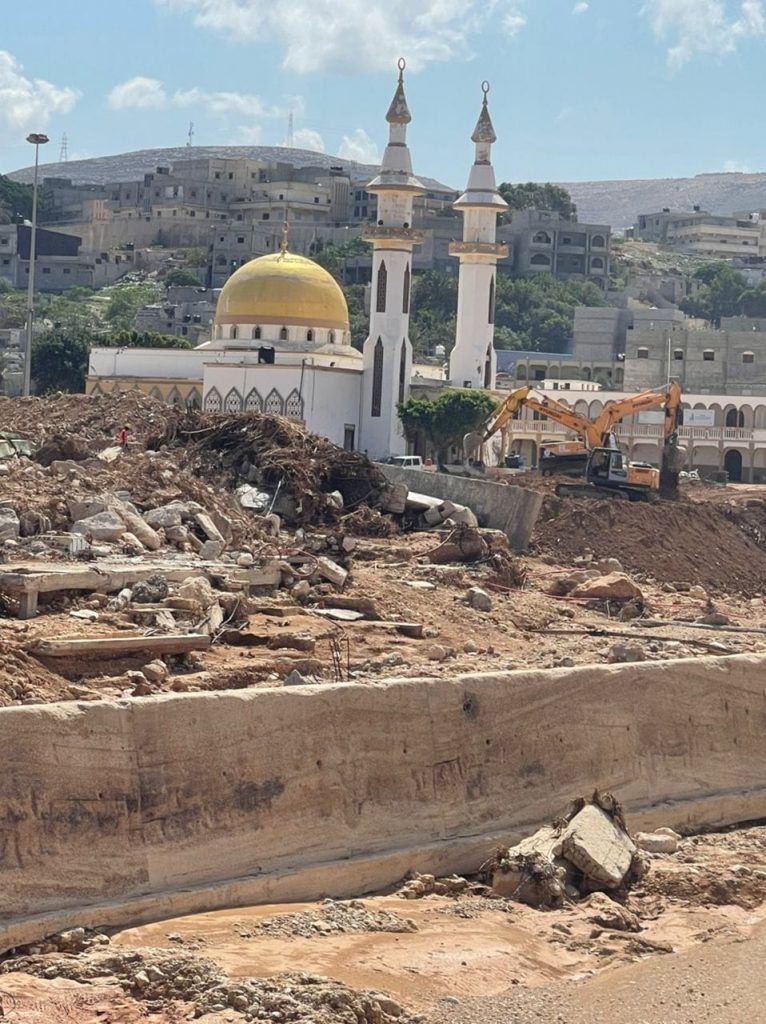 الفريق المكلف بتقييم وحصر الأضرار يباشر مهام المرحلة المرحلة الثالثة من عمليات المسح الميداني (رأس الهلال – درنة- الكوف)